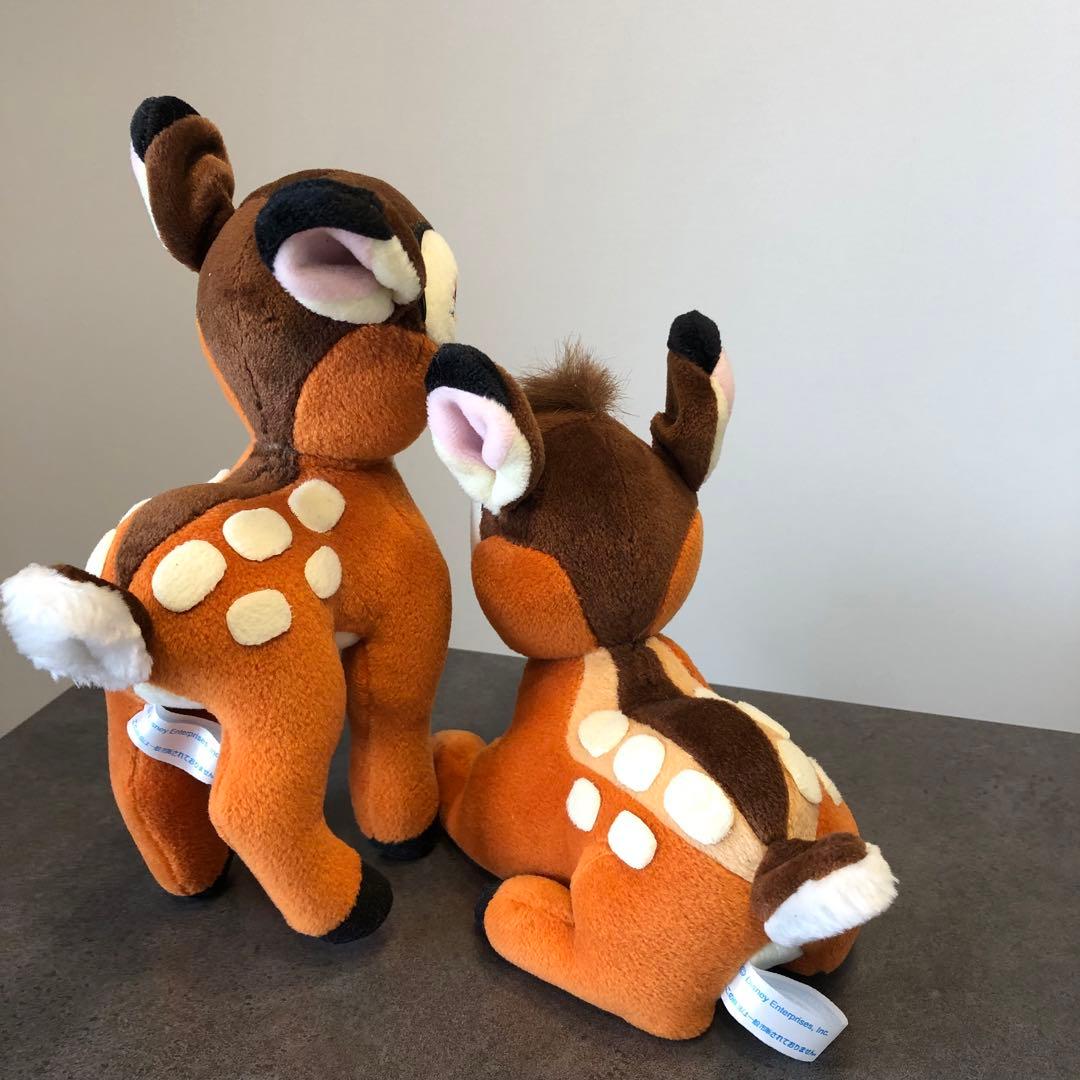 レア 美品 ディズニー バンビ ぬいぐるみ 二匹セット - メルカリ