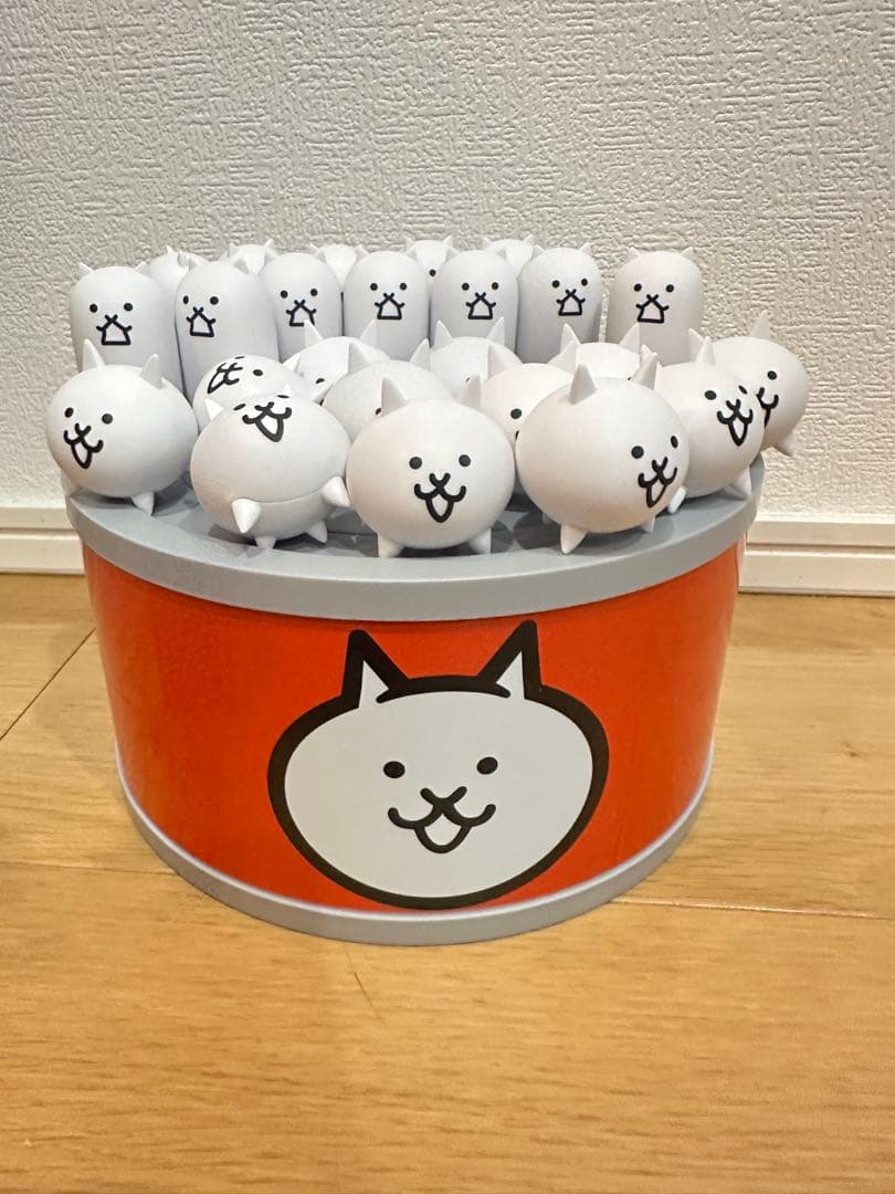 にゃんこ大戦争 一番くじ D賞 ネコカン型ケース付きミニフィギュア24