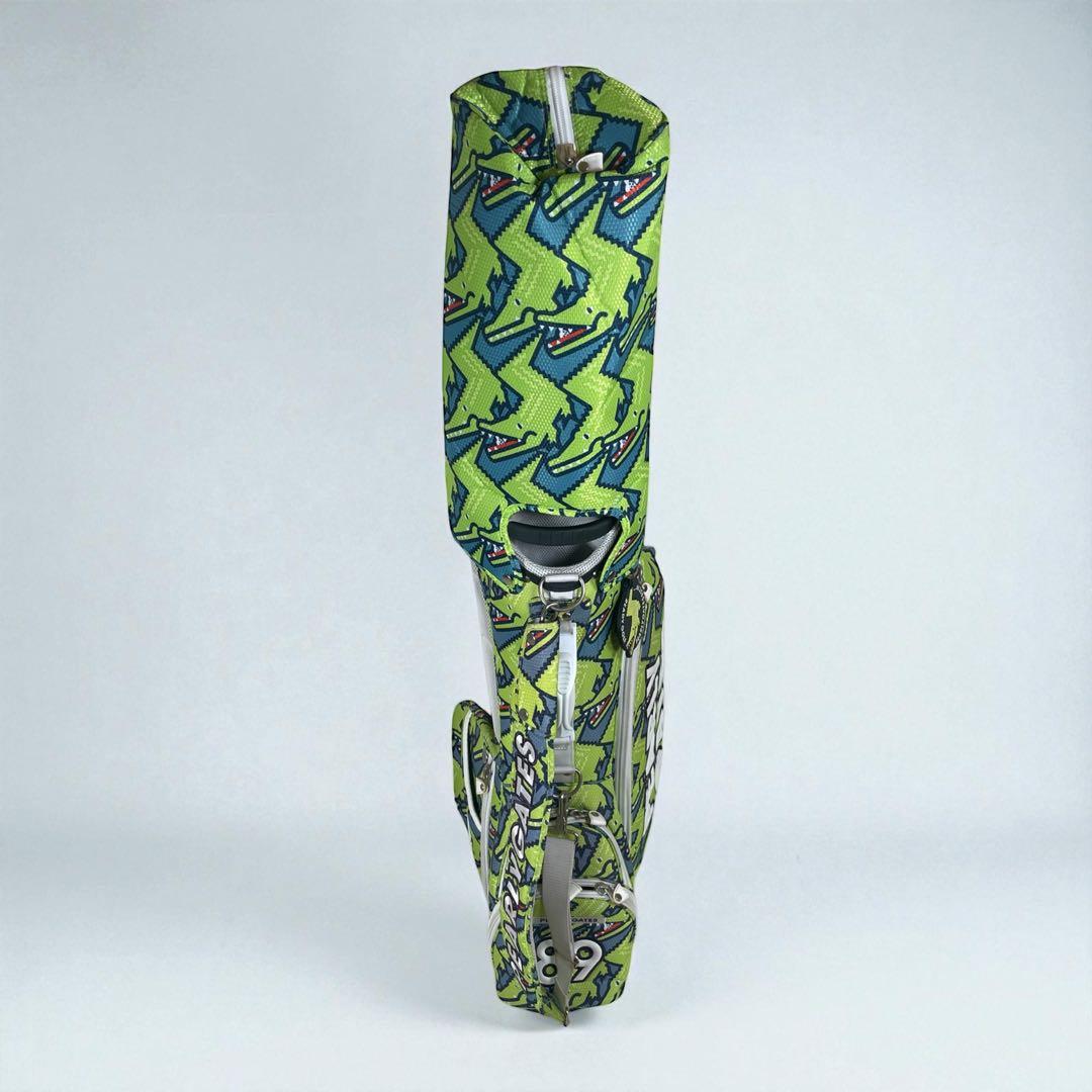 希少 パーリーゲイツ PEARLY GATES ワニ柄 キャディバッグ スタンド