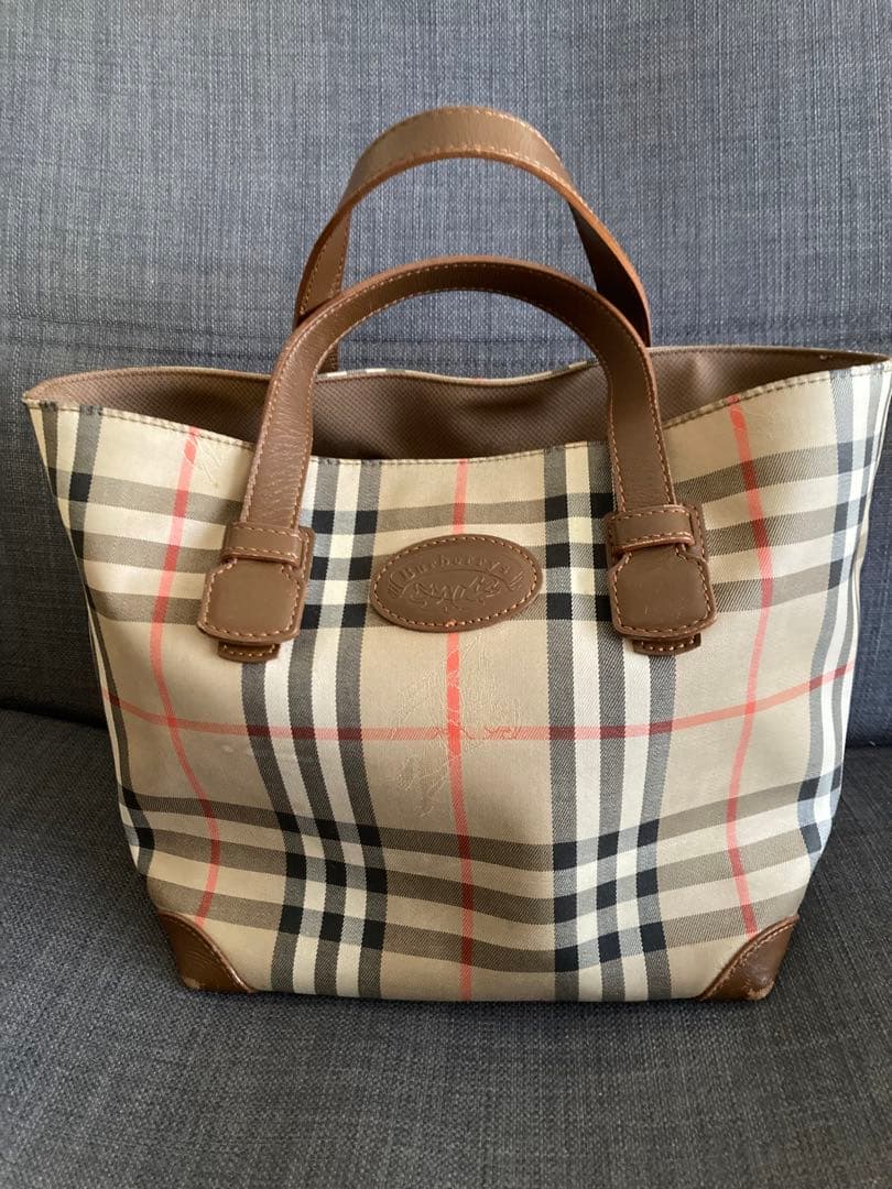 バーバリー トートバッグ ヴィンテージ90年代 ノバチェック BURBERRY