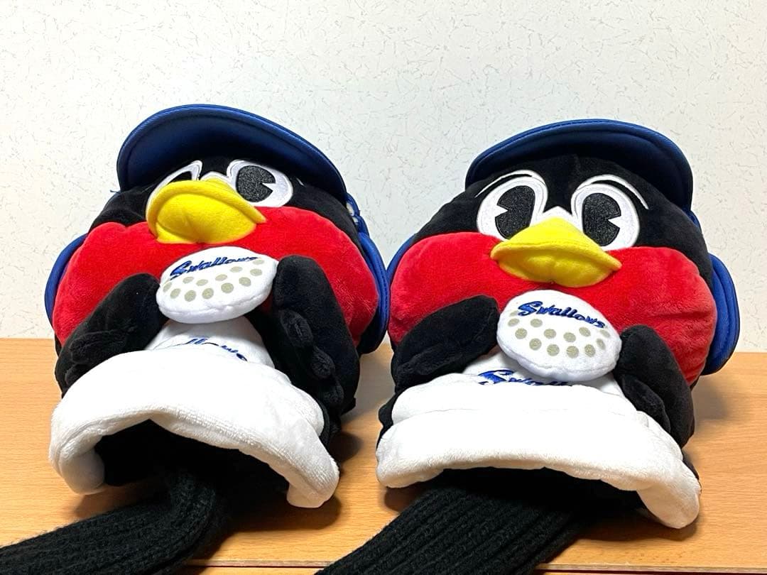 希少】【2個セット】つば九郎 ヘッドカバー ゴルフ クラブ ヤクルト