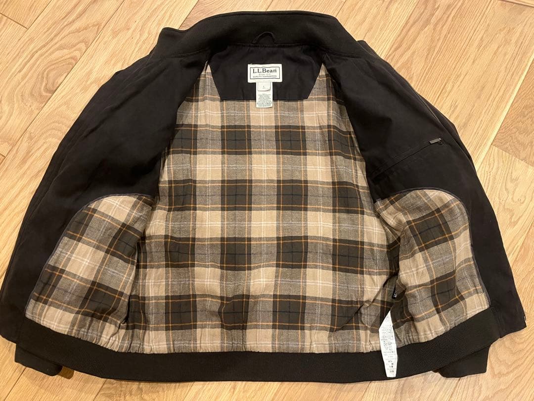 L.L.Bean Jacket 90s ブルゾン ピーチスキン スエード 濃茶