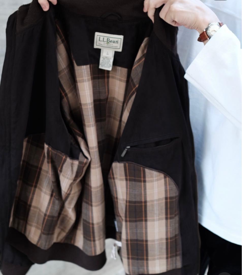 L.L.Bean Jacket 90s ブルゾン ピーチスキン スエード 濃茶