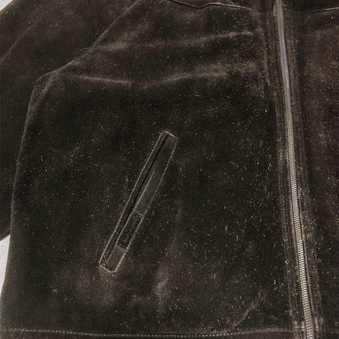 送料無料】古着好き必見！DickiesヴィンテージスエードジャケットXL