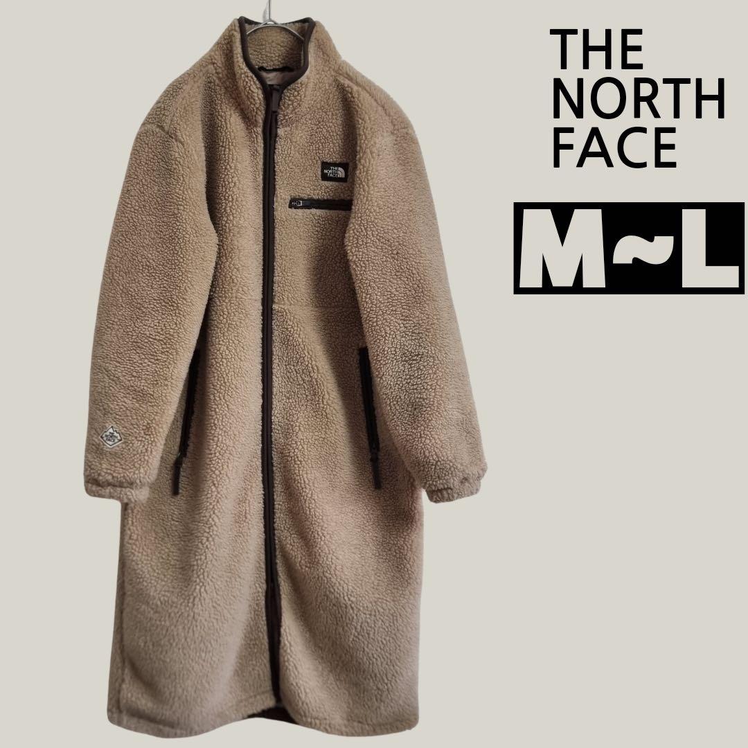 ノースフェイス ロングフリース ジャケット ベージュ レディース