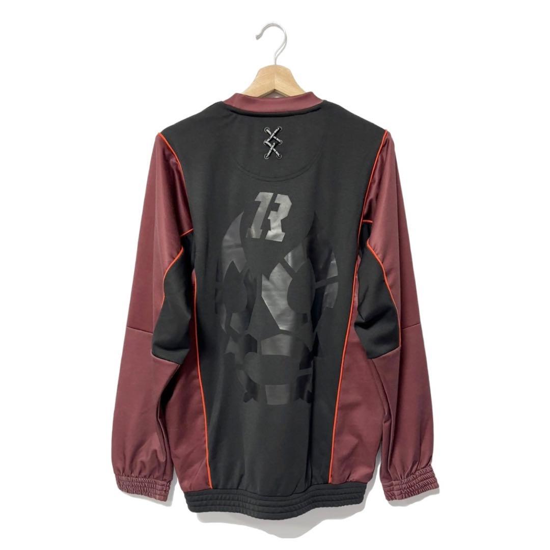 訳あり ラッセルノ ゴルフ ビッグロゴ クルーネック P.O バーガンディ