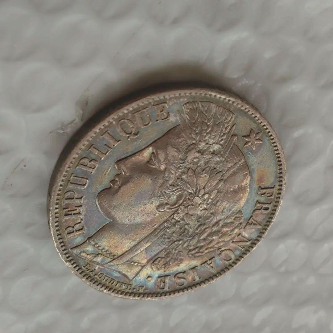 フランス 豊穣の女神セレス5フラン銀貨 - メルカリ