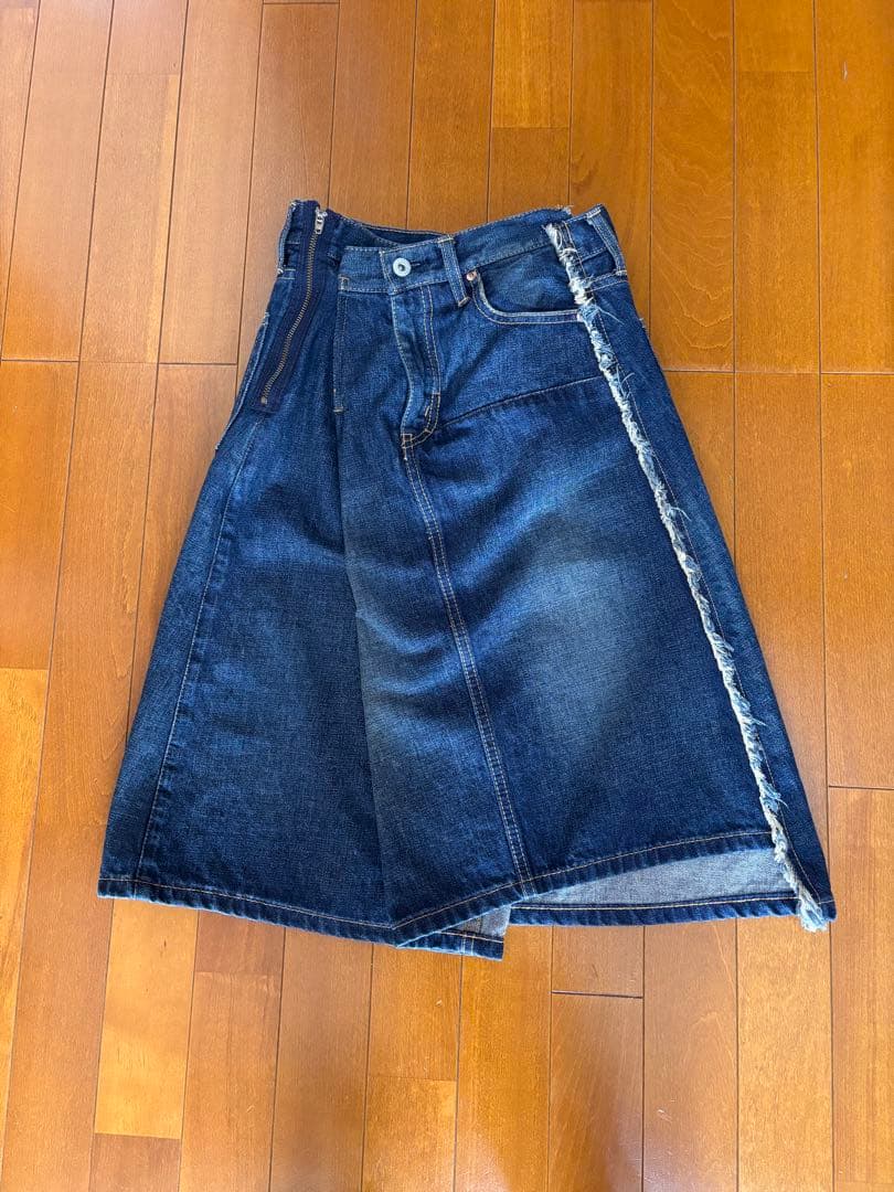希少！JUNYA WATANABE denim デニムスカート 再構築デザイン - メルカリ