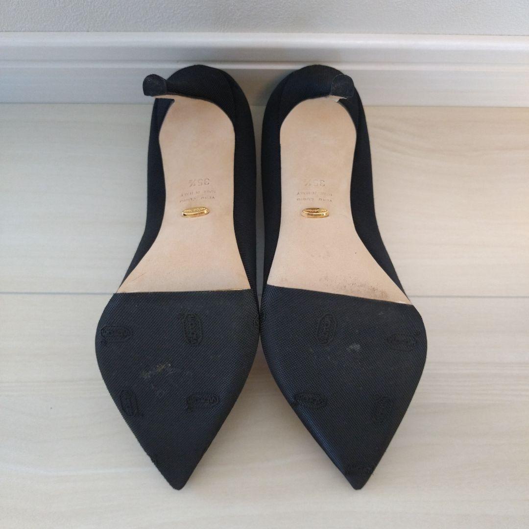 Sergio Rossi 黒 ハイヒール パンプス　22.5cm