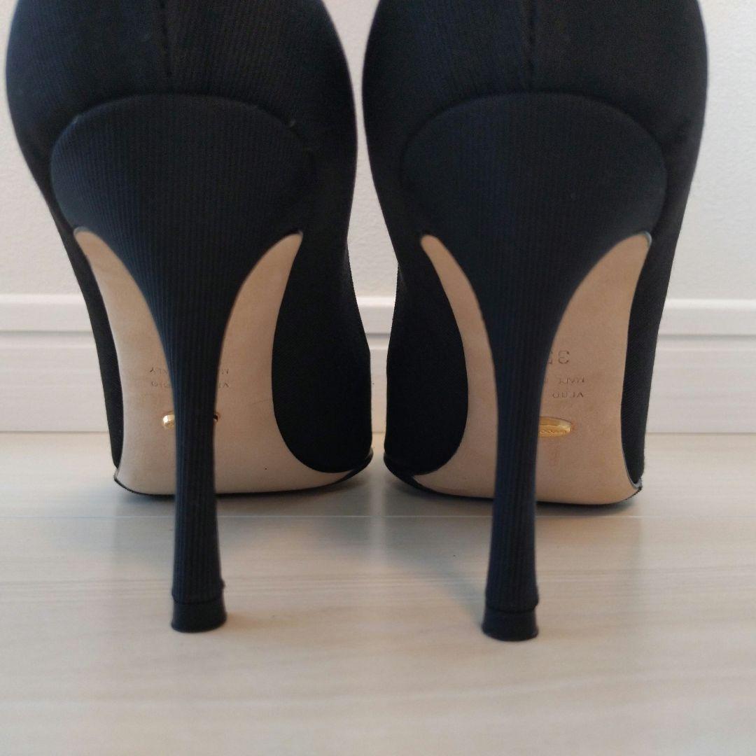 Sergio Rossi 黒 ハイヒール パンプス　22.5cm