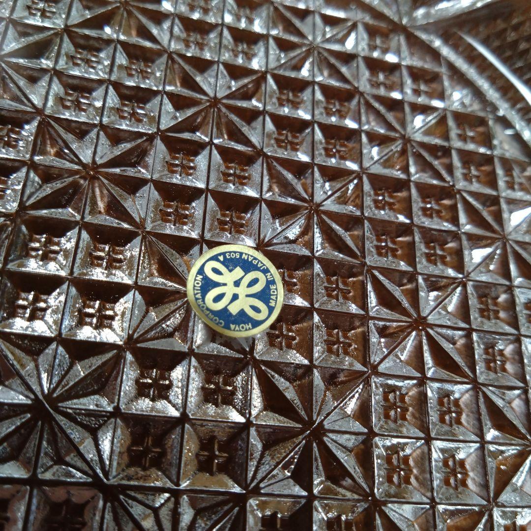 HOYA花形クリスタルガラス皿直径20cm - メルカリ