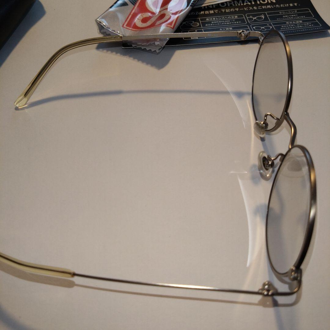 B'z SCENES シルバーラウンドメガネ 稲葉浩志 モデル Zoff コラボ