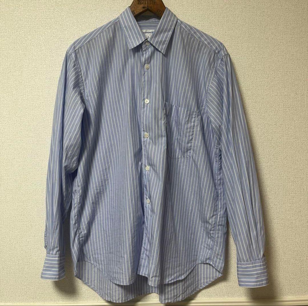 コムデギャルソンシャツ フォーエバー ストライプシャツ ワイドXS