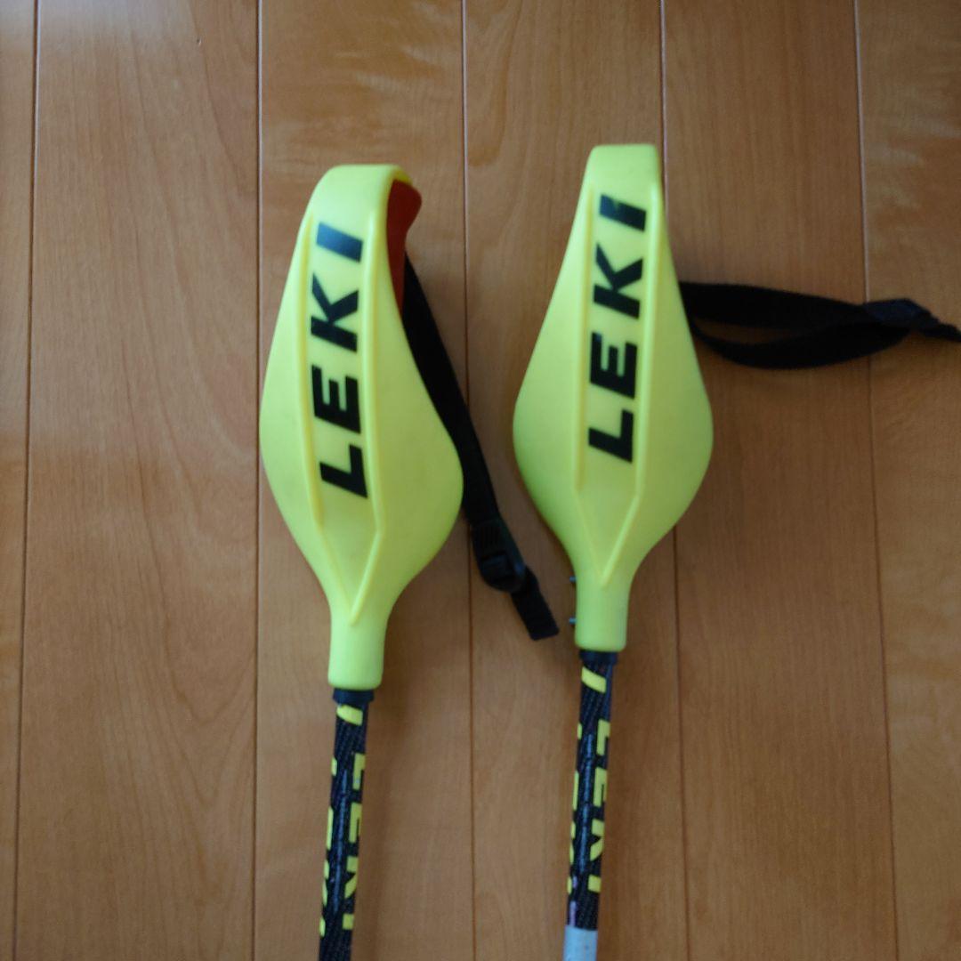 ☆LEKI ☆アルペンスキー用ストック☆95cmパンチカード付き - メルカリ