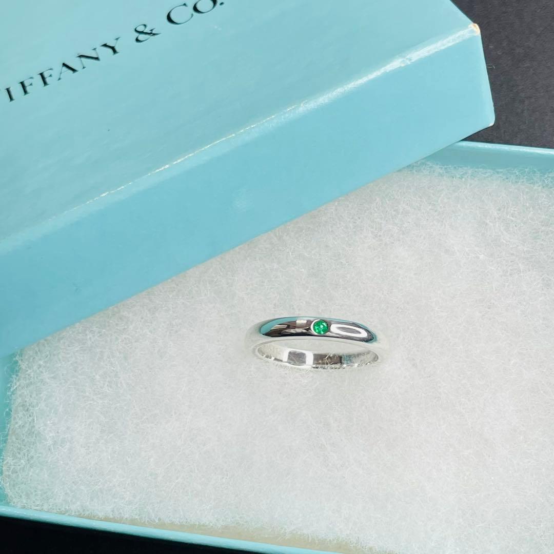 正規品 良品】ティファニー スタッキングバンドリング エメラルド 指輪