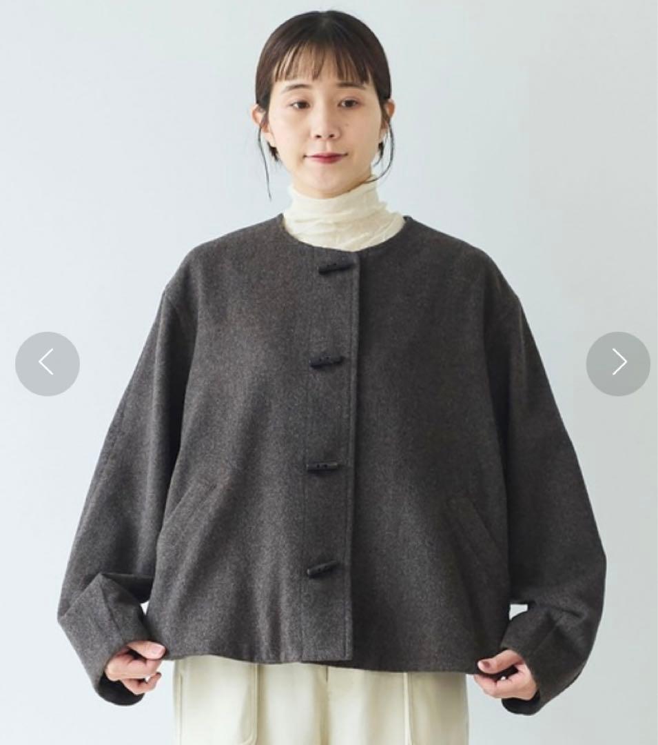 祝日限定価格△ウールスーパー120ビーバー トグルボタン　ショートコート AMBIDEX Store ○ウールスーパー120ビーバー トグルボタン ショート