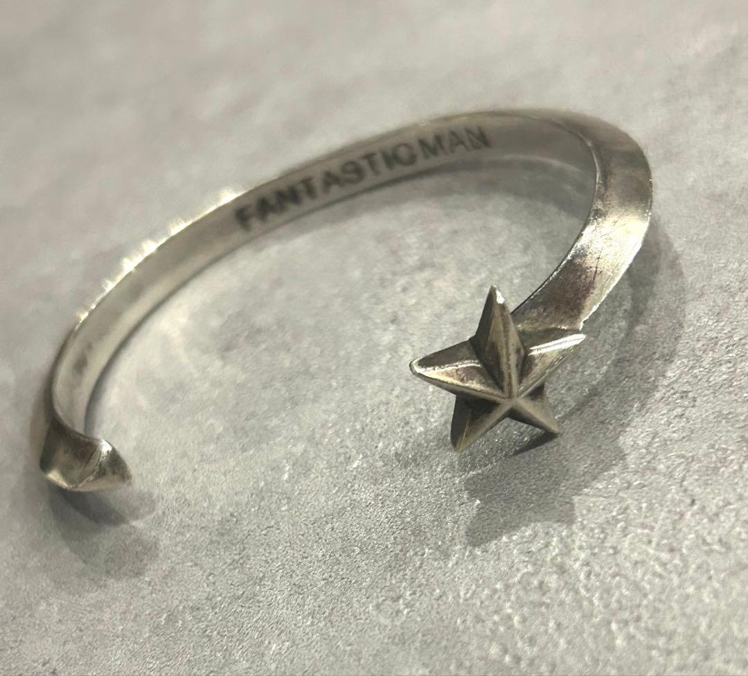 FANTASTIC MAN シルバー バングル ファンタスティックマン FANTASTIC MAN BANGLE 123 シルバーライン