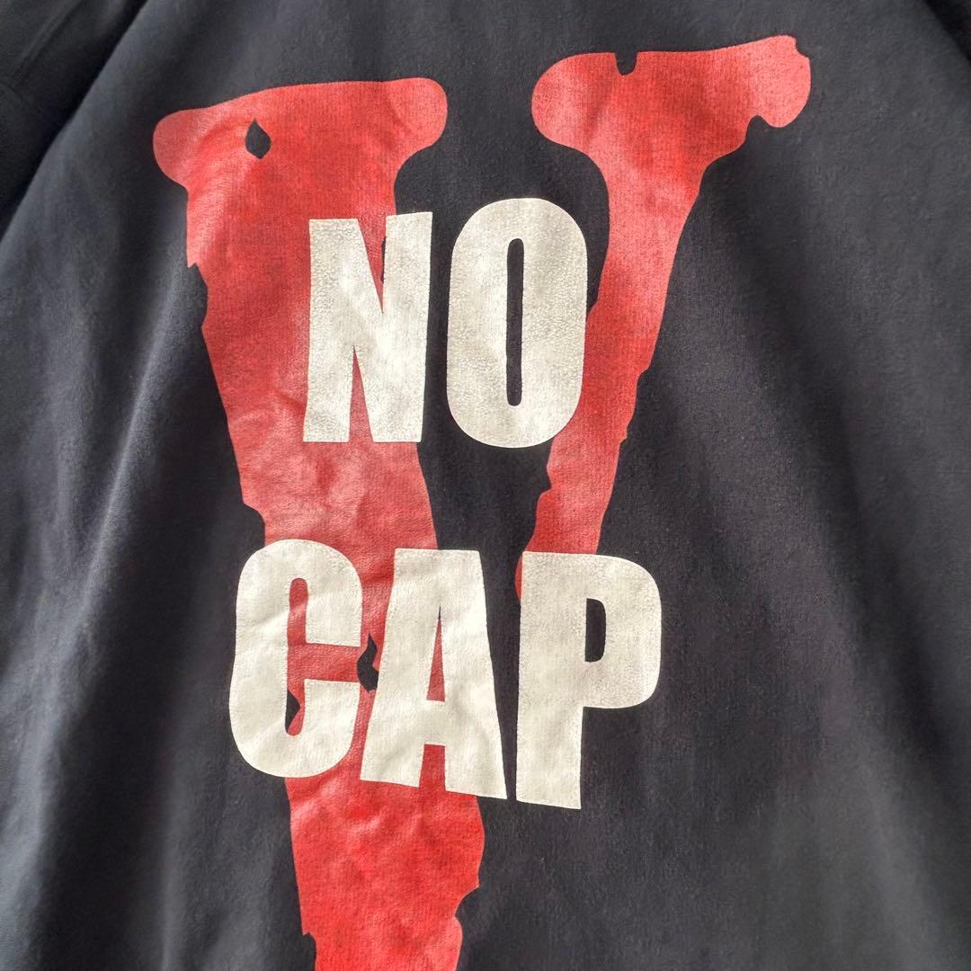 VLONE プルオーバーパーカー ブラック L FRIENDS NO CAP - メルカリ