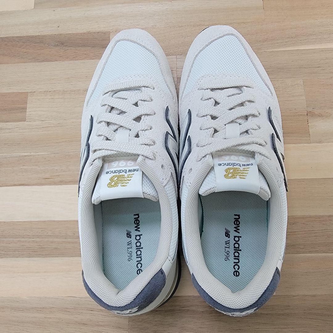 ニューバランス WL996EC2 ホワイト 23.5cm