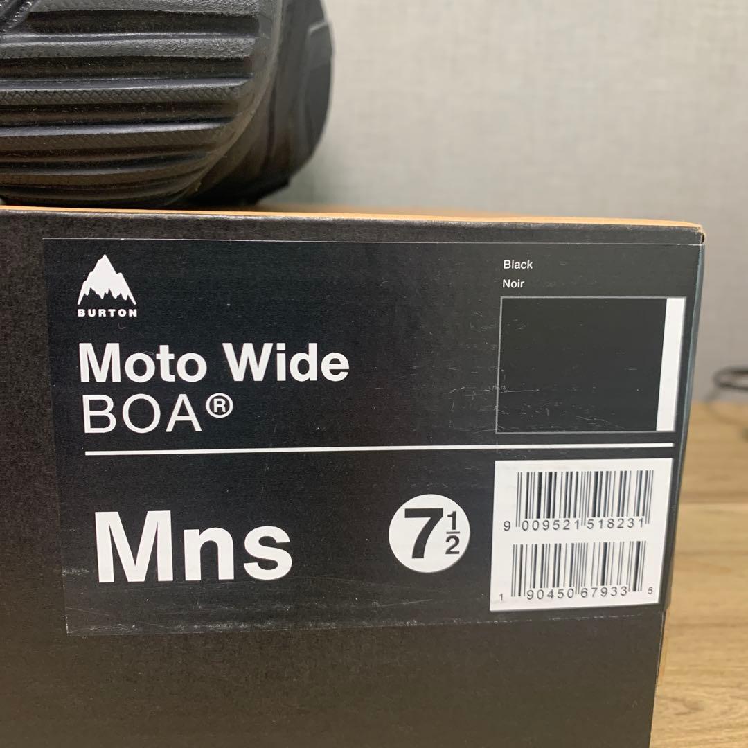 BURTON Moto Wide BOA スノーボードブーツ 25.5cm 美品