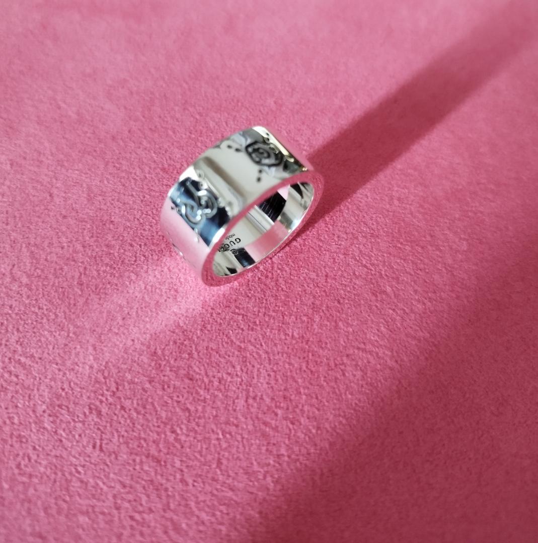 グッチ ゴーストリング 13号( 日本size11.5号) ピンキー 美品 - メルカリ