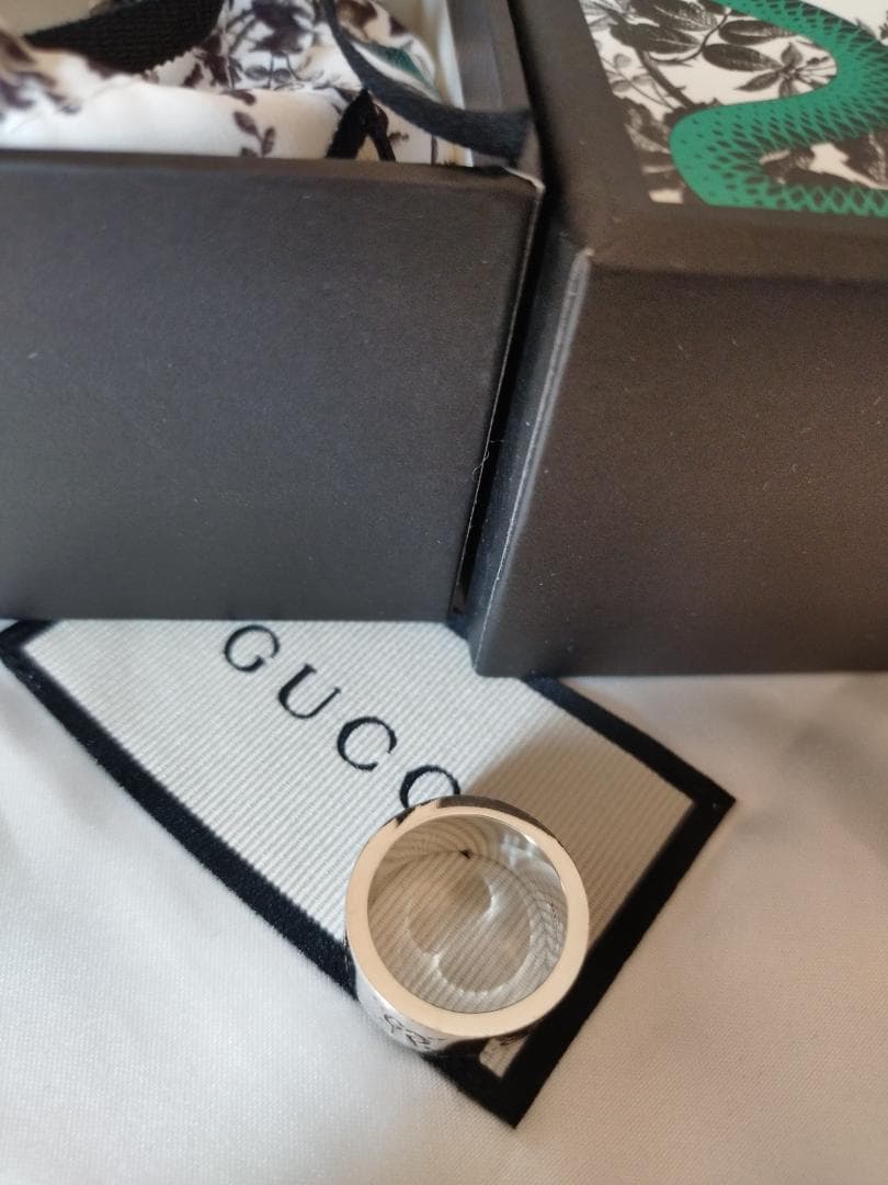 グッチ ゴーストリング 13号( 日本size11.5号) ピンキー 美品 - メルカリ