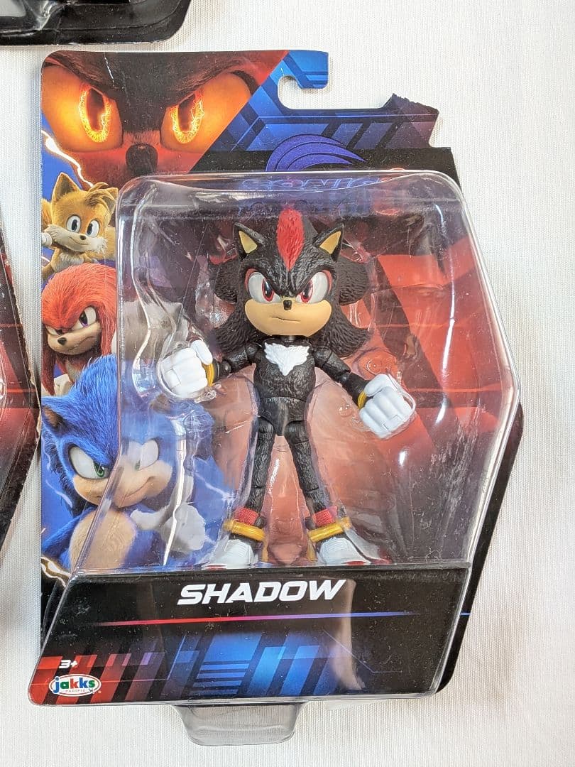 ソニック3 フィギュアセット ソニック・テイルス・シャドウ 傷あり 3個セット