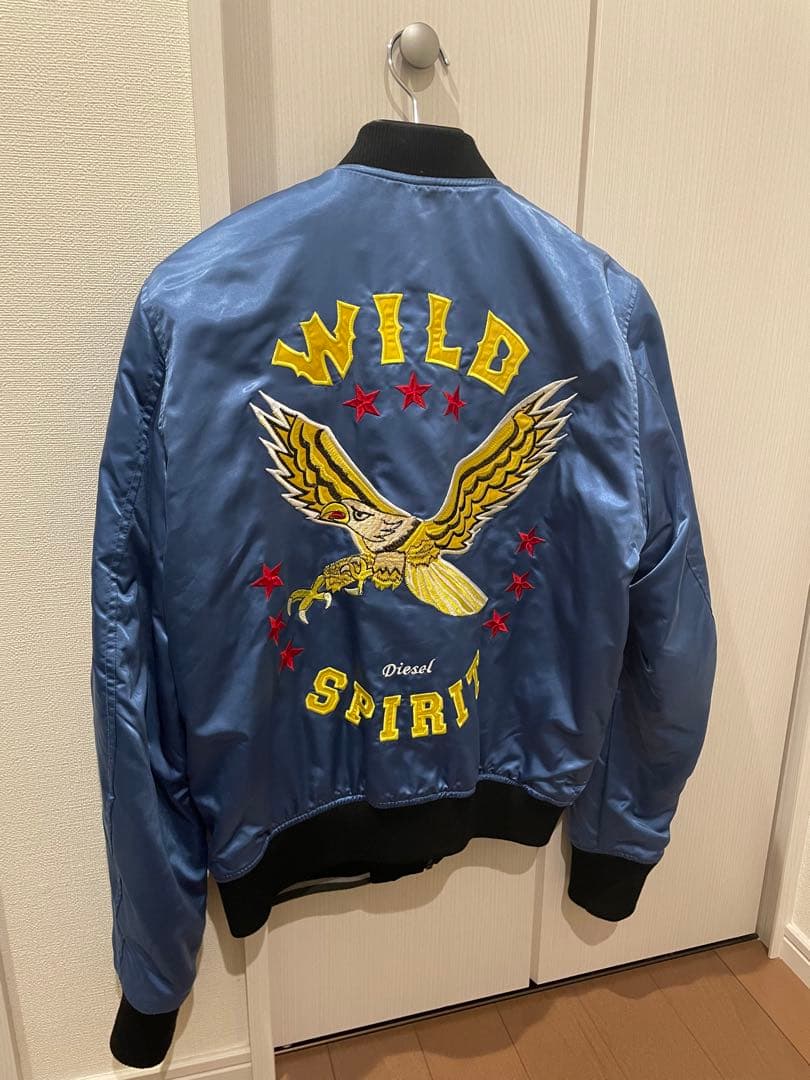 DIESEL ディーゼル リバーシブル スカジャン 刺繍