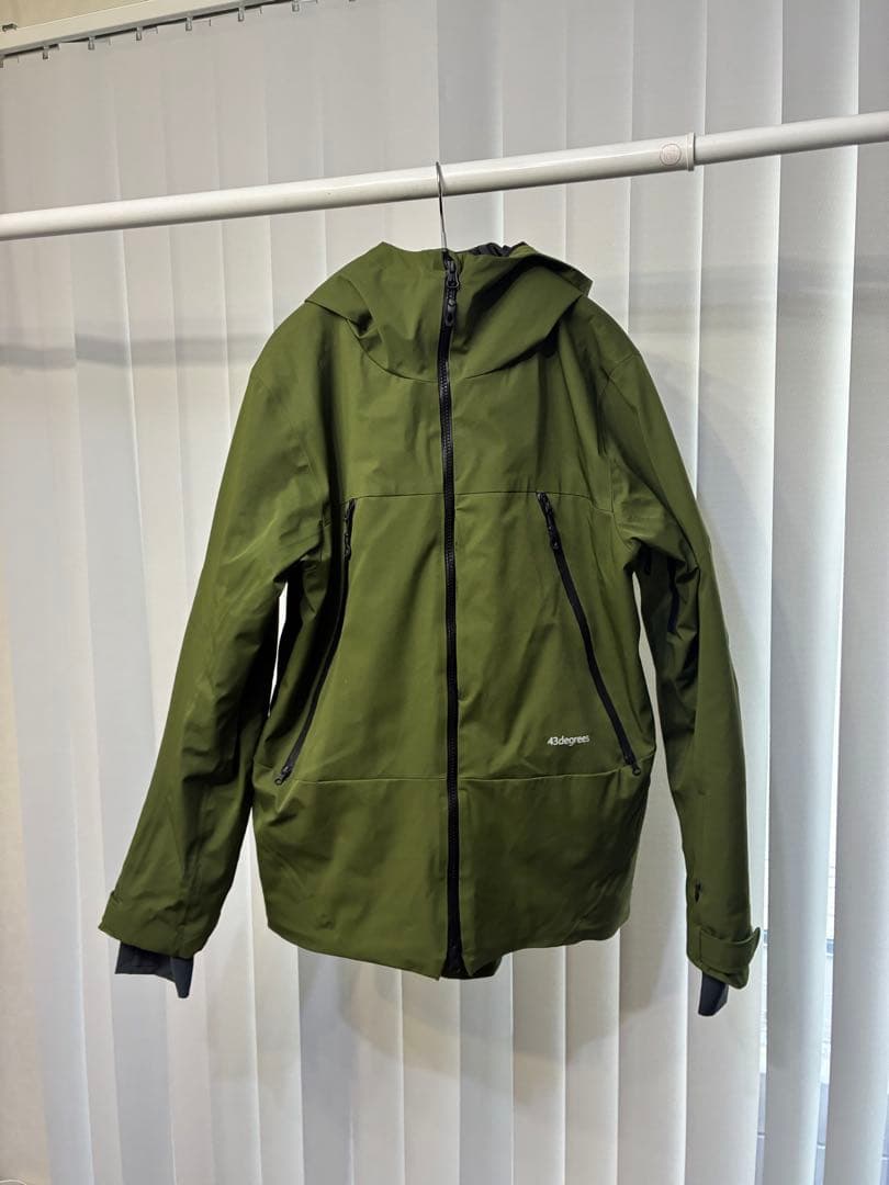 43degrees スノーボードウェア　PEAK JACKET Khaki 43DEGREES スノーボード ウェア ユニセックス ジャケット Military