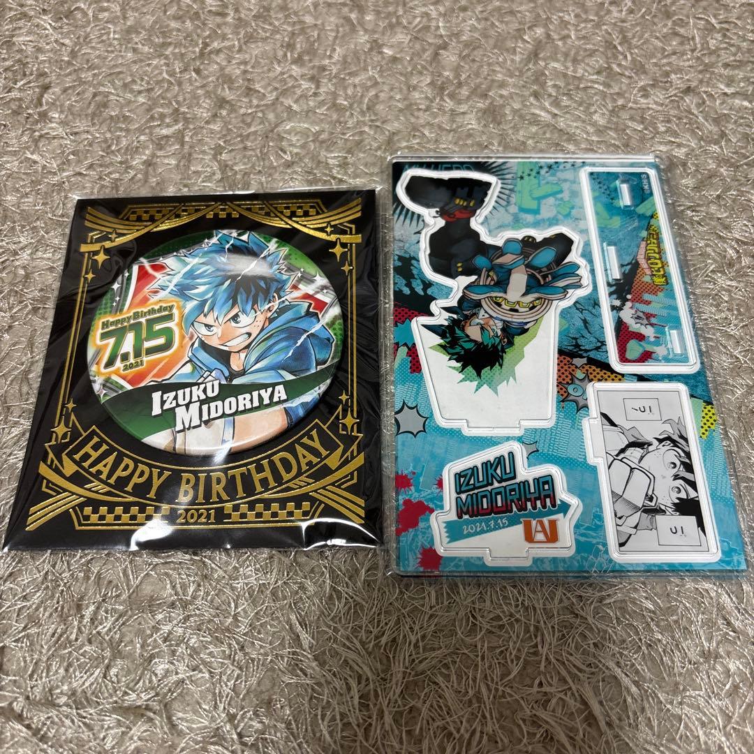 緑谷出久 名場面ジオラマ バースデイ缶バッジ まとめ売り