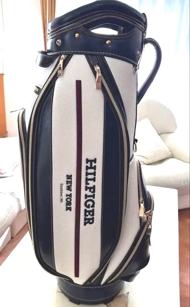 TOMY  キャディバッグ ホワイト・ブラック貴重品 楽天市場】TOMMY HILFIGER GOLF トミーヒルフィガーゴルフ THMG3FC4