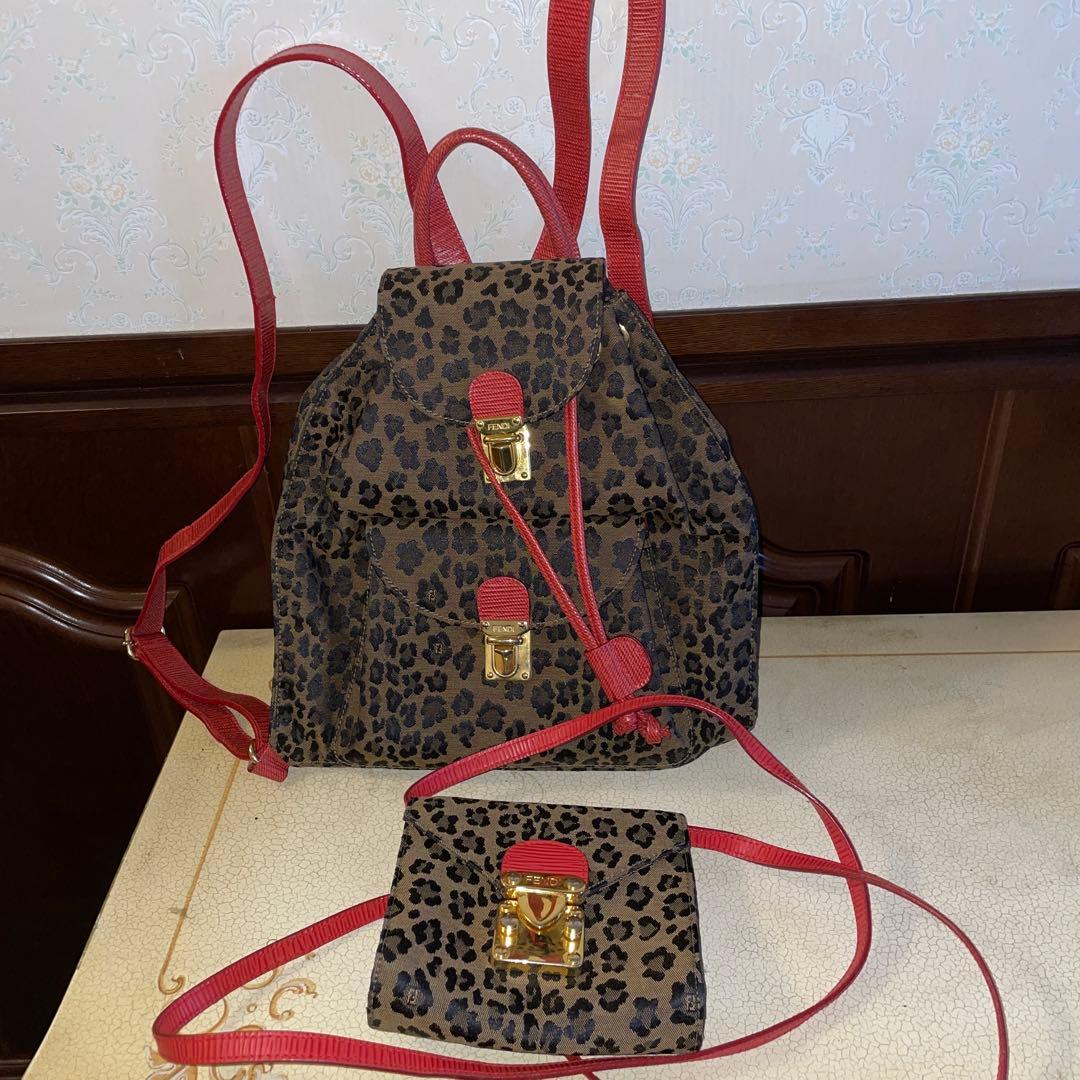 1/3まで！フェンディ　リュック&ショルダーバッグ FENDI（フェンディ） FF Jacquard Fendi Strike Medium Backpack FF