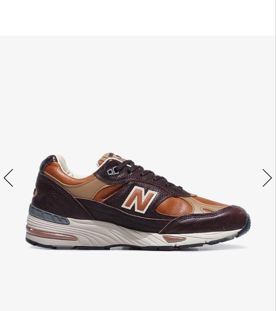 28cmニューバランス New Balance M991v1 チョコレートプラム - メルカリ