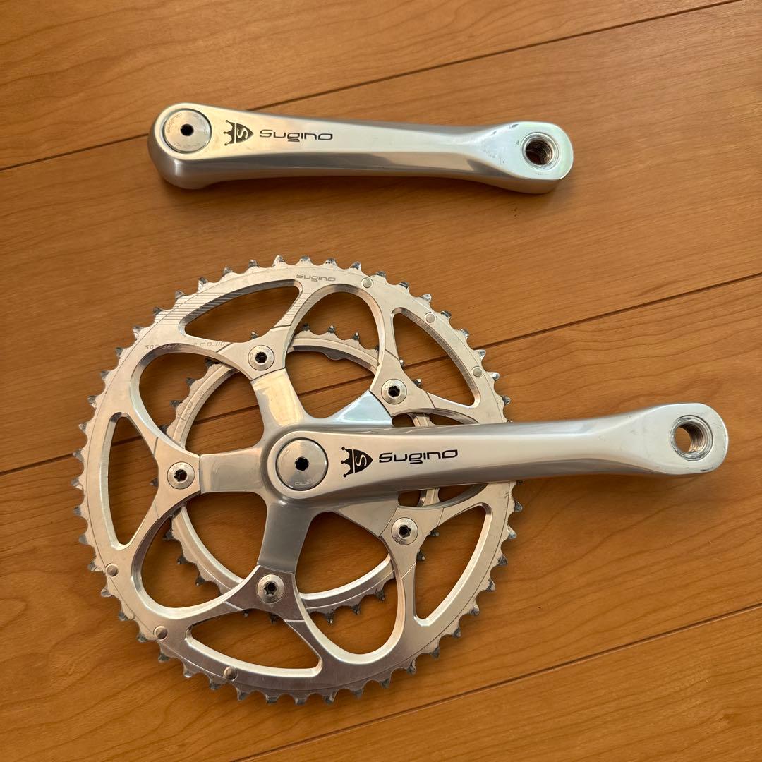 Sugino Might Tour クランクセット シルバー Sugino Mighty Tour