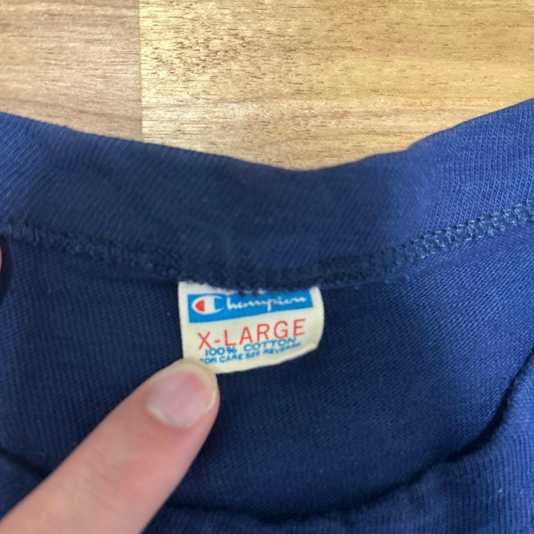 champion フットボール Tシャツ バータグ 70s vintage - メルカリ