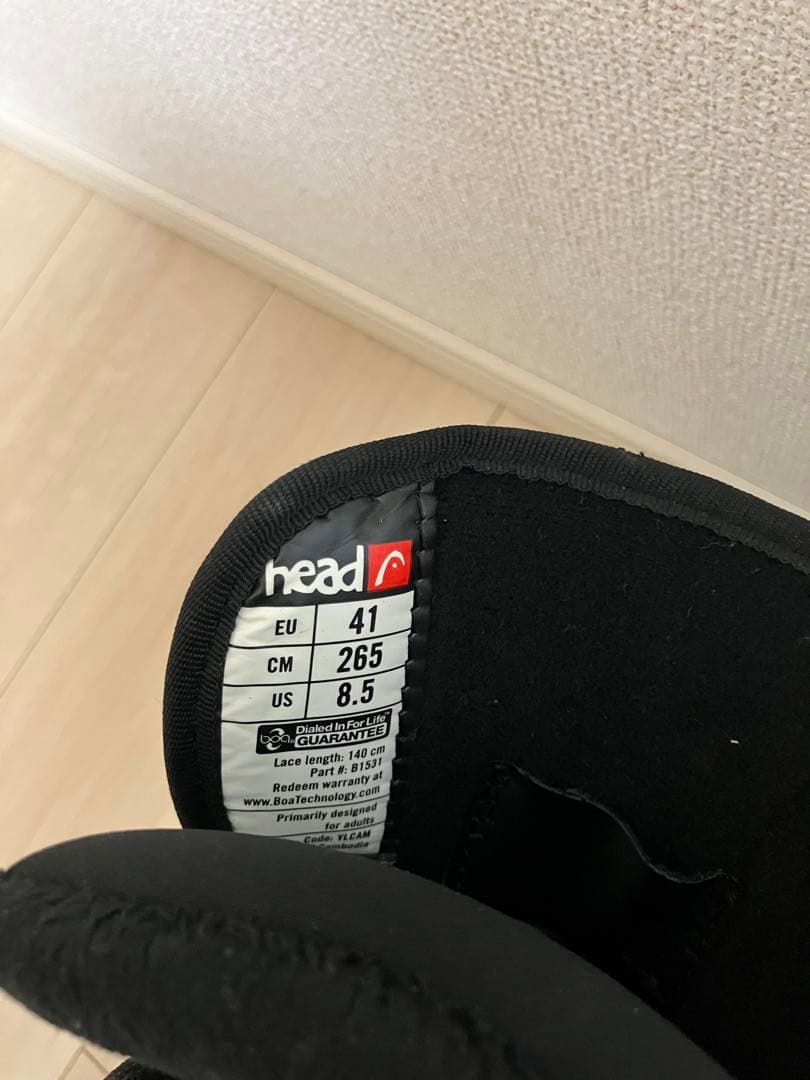 HEAD スノーボードブーツ ブラック 26.5cm