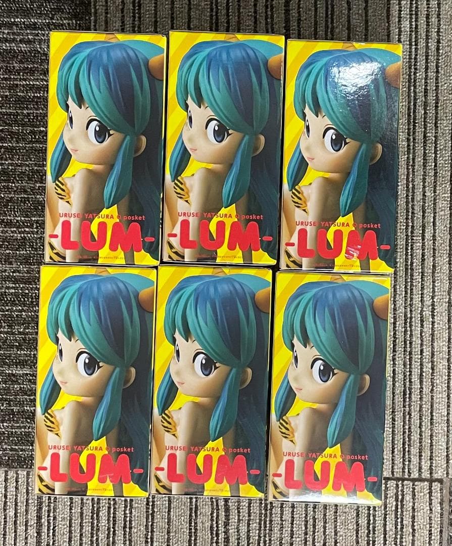 うる星やつら Qposket LUM ラムちゃん　Aカラー　合計6個セット