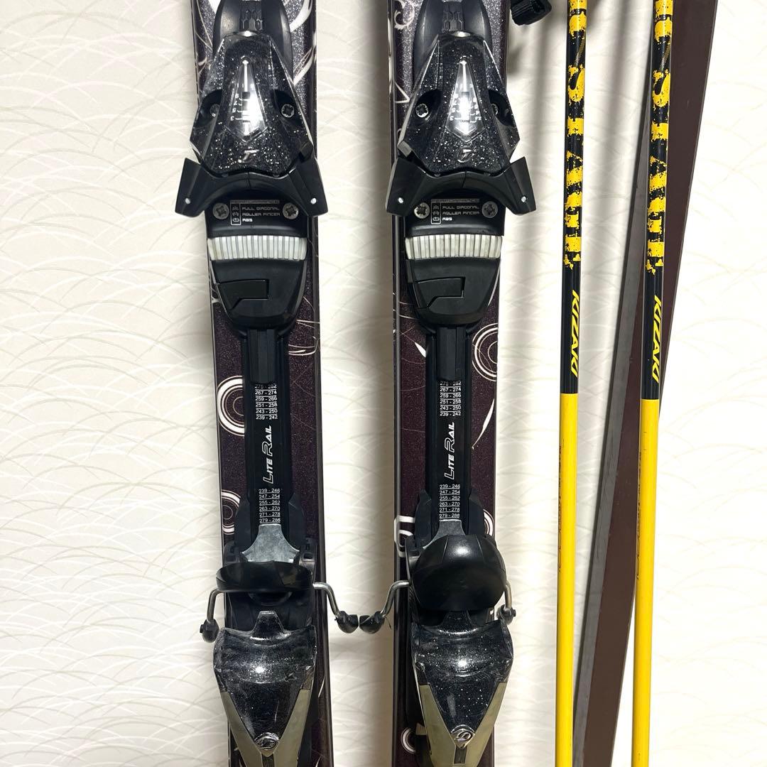 カービングスキーセット HEAD 149cm KIZAKI ストック - メルカリ