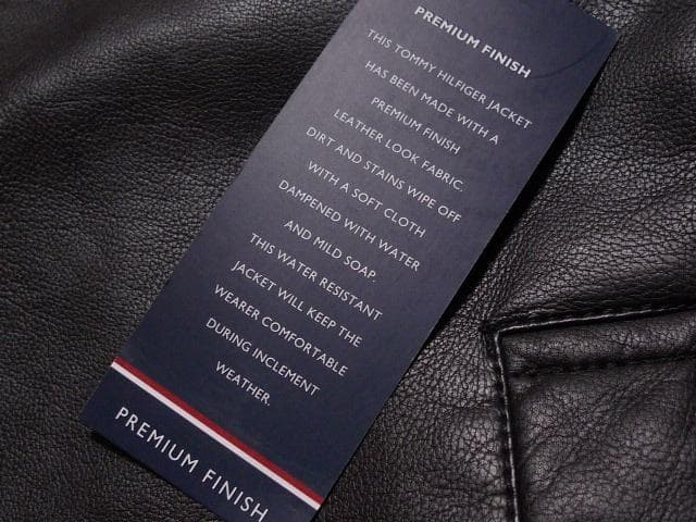 大きい】2XL3XL日本サイズ位トミーヒルフィガーUS本革調レザー