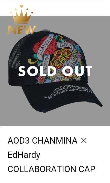 CHANMINA × EdHardy COLLABORATION CAP