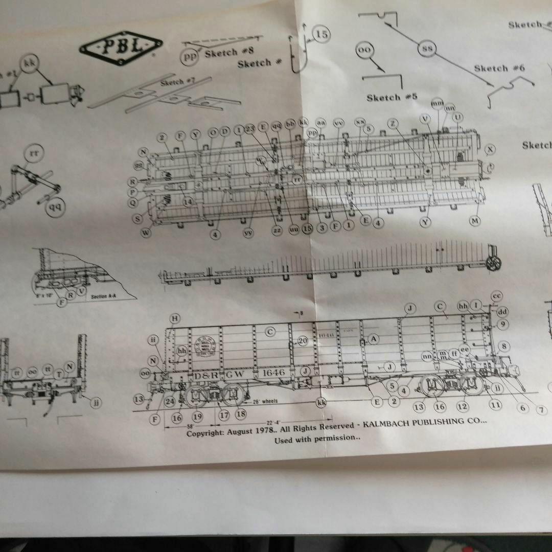 PBL　Sn3(14.3mm)  Pipe  Gondola　組み立てキット