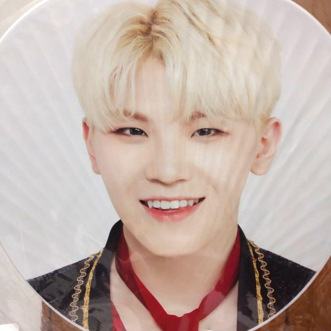 SEVENTEEN 公式うちわ ウジ 5つセット WOOZI セブチ 団扇 - メルカリ