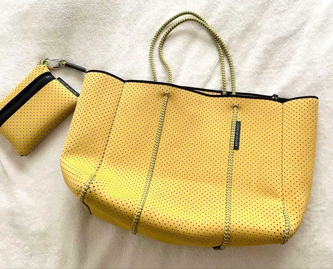 ステートオブエスケープ フライングソロ　イエロー　トートバッグ 人気 State of Escape ステイトオブエスケープ 正規品 FLYING SOLO