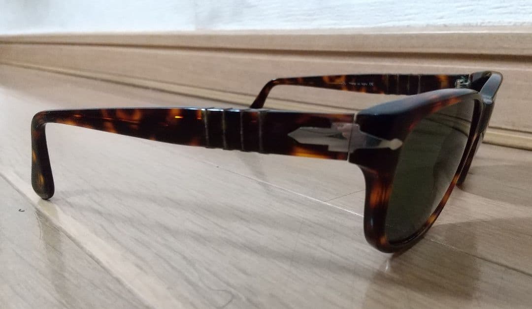 ☆本物☆長渕 剛さんビンテージ鼈甲サングラス グリーンガラスレンズ/55SIZU