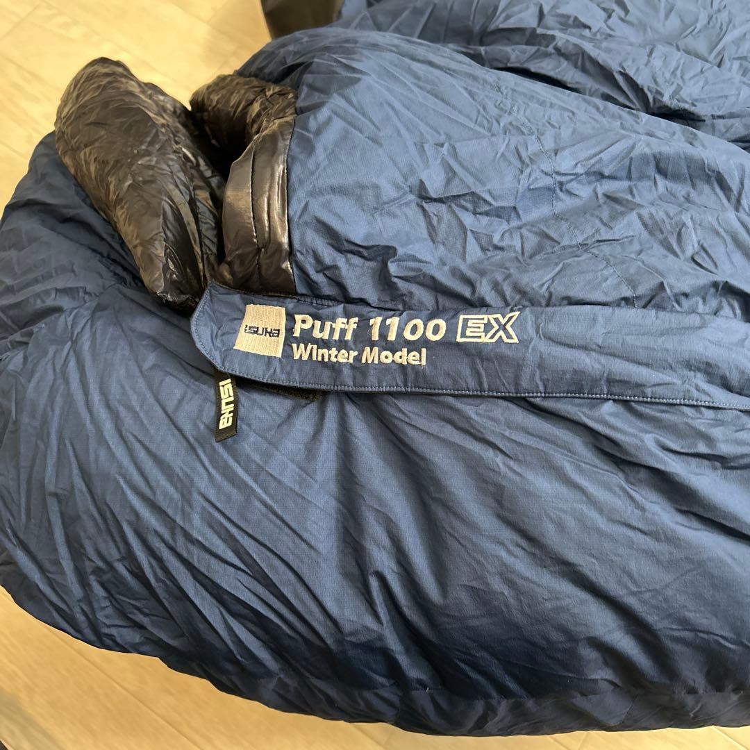 美品 厳冬イスカ ISUKA 寝袋 puff1100EXモデル ダウンシュラフ - メルカリ