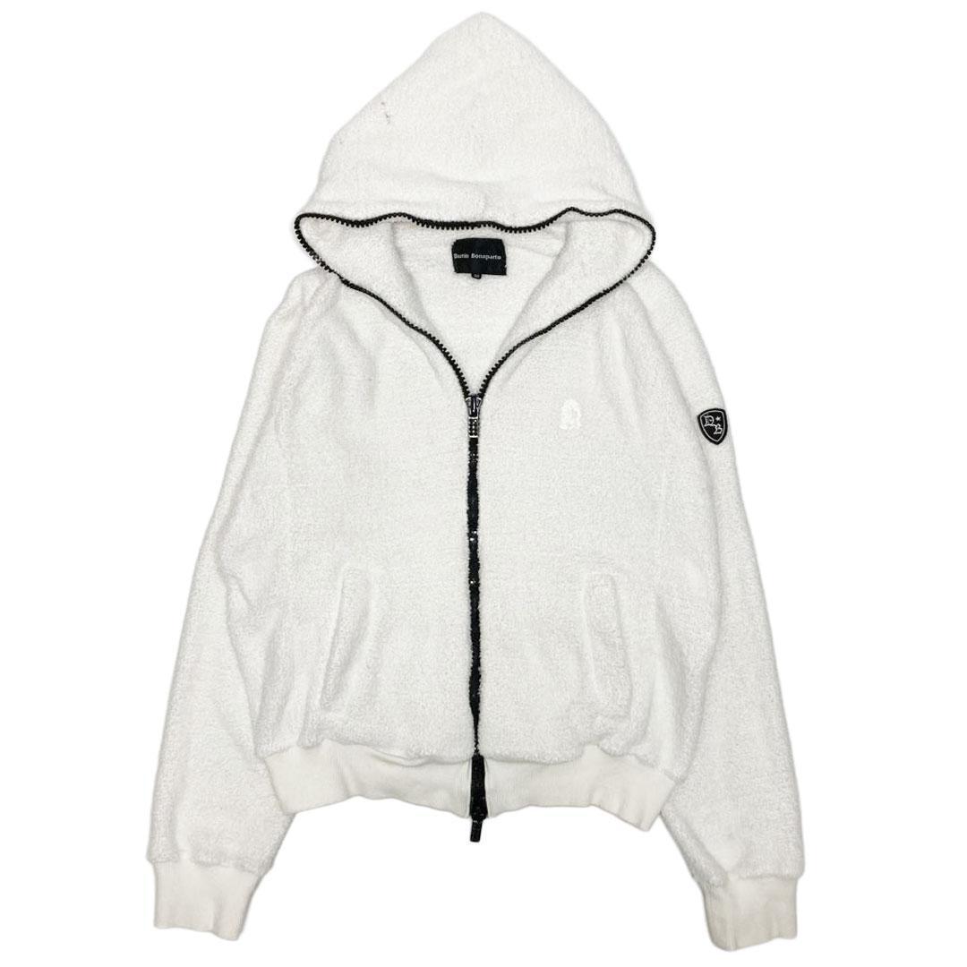 Dartin Bonaparto ダルタンボナパルト パイルパーカー ホワイト - メルカリ