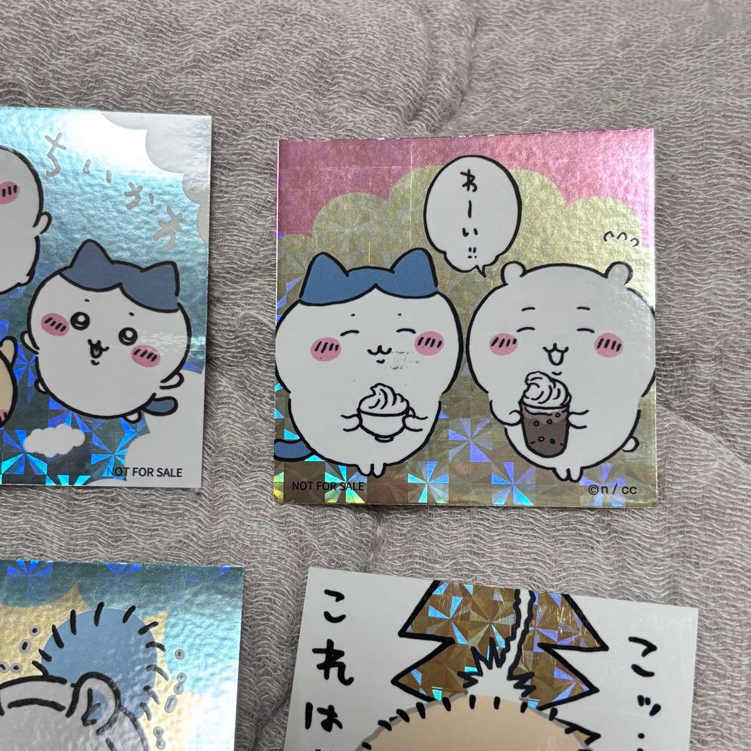 ちいかわ　ノベルティシール　ハチワレ　うさぎ　モモンガ　ラッコ　18枚セット