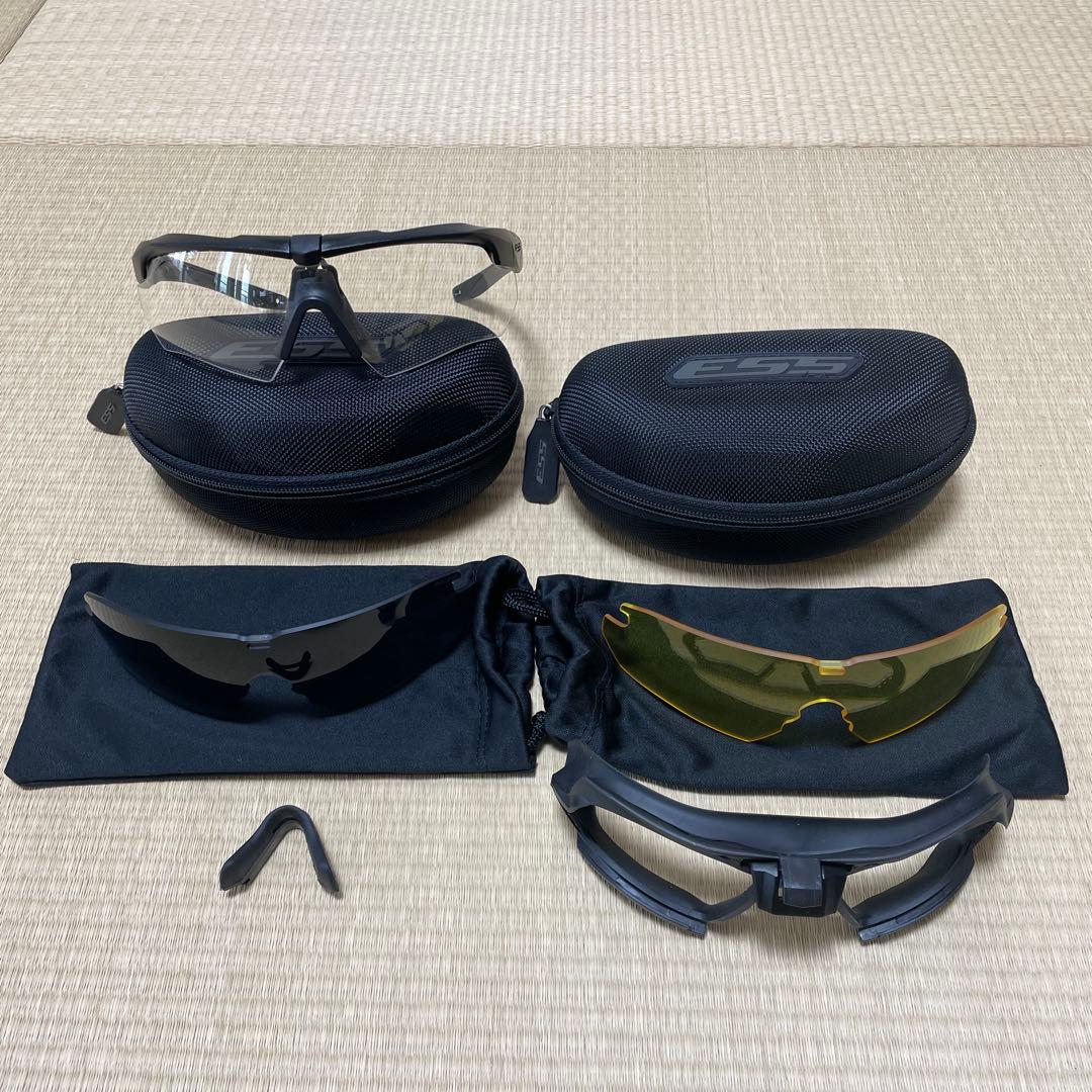【極美品】ESS CROSSBOW ミリタリーゴーグルセット ESS CROSS SERIES カスタム ゴーグル | ESS | | 総合エアガンショップ