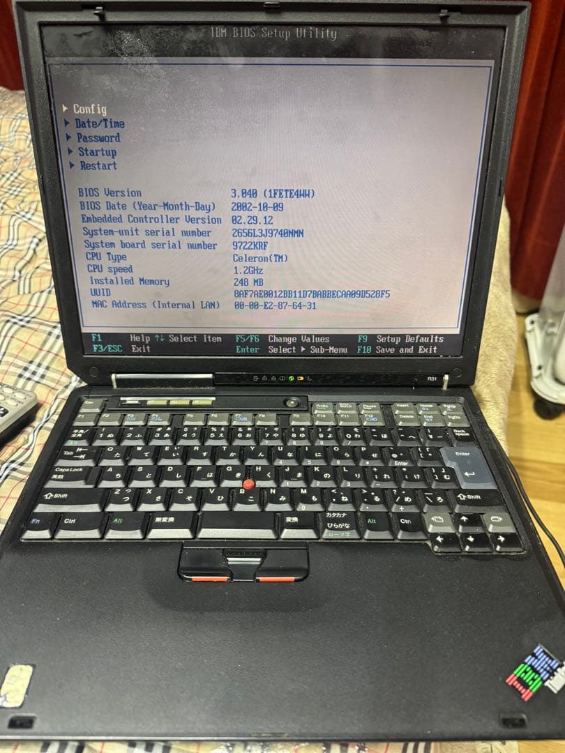 IBM ThinkPad R31（Type 2656-L3J） - メルカリ