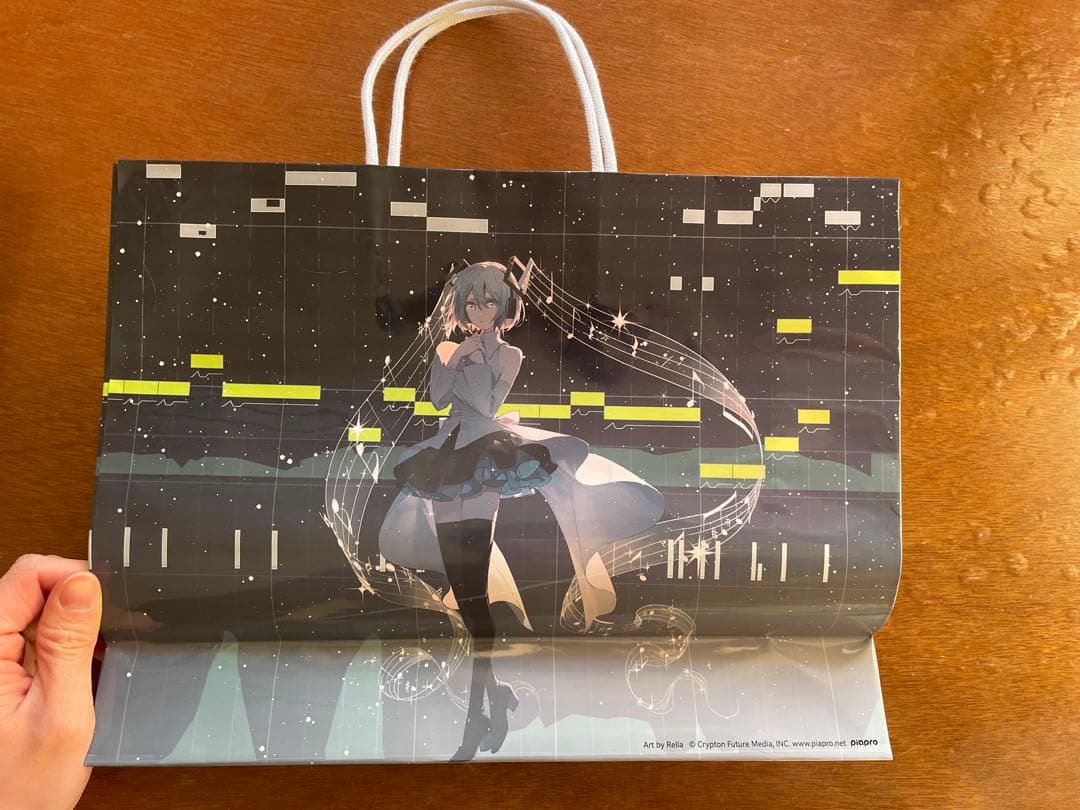 初音ミク　Rella　個展　ショッパー